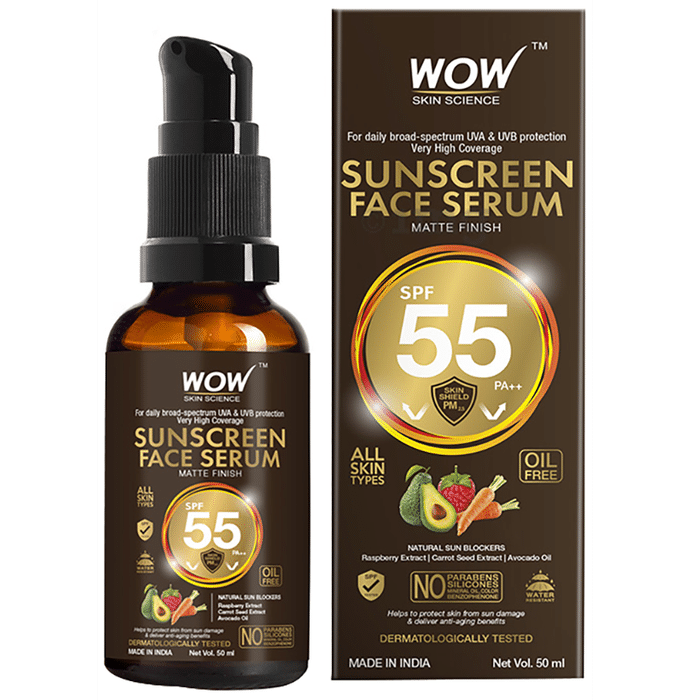 WOW Skin Science Sun Screen Face Serum SPF 50 PA++