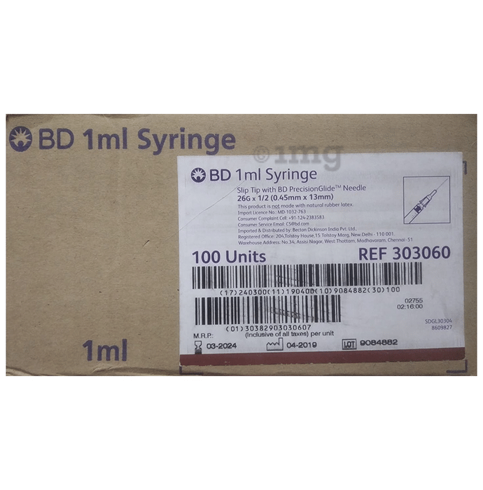 BD REF 303060 1ml Syringe Syringe