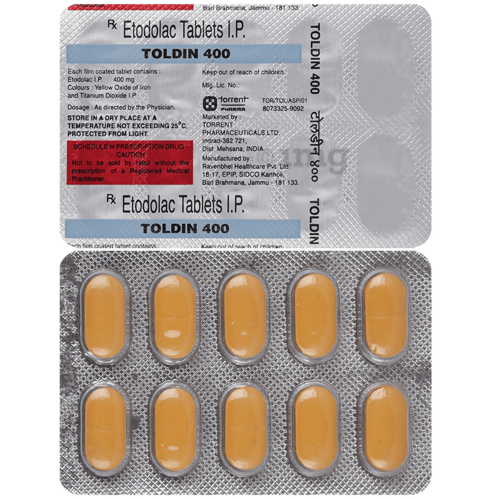 Toldin 400 Tablet