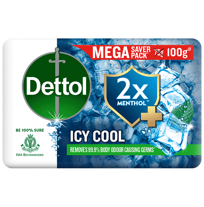 Dettol Icy Cool with 2x Menthol Soap