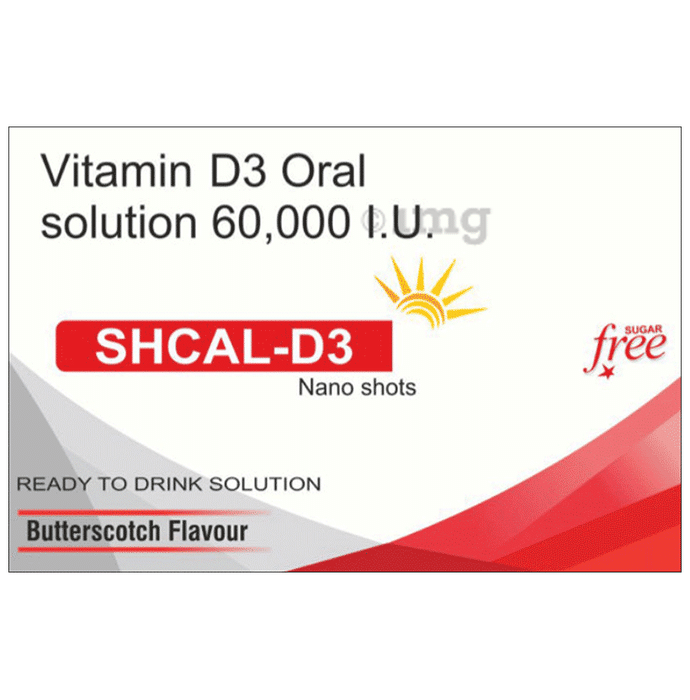 Shcal-D3 Nano Shots (5ml Each) Butterscotch Sugar Free