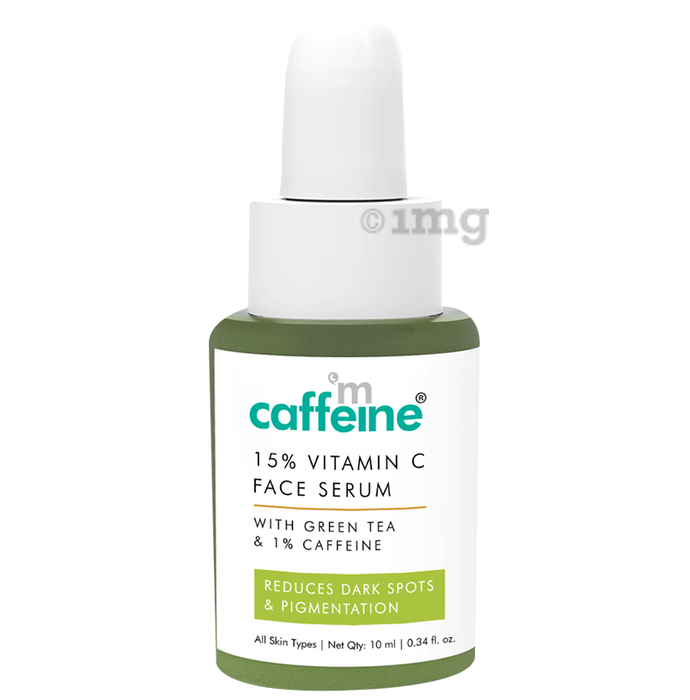 mCaffeine Green Tea Face Serum with Vitamin C 15%