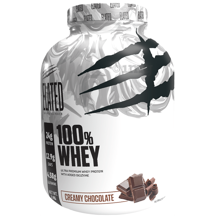 Elated Sports Science 100% Whey Protein | Flavour Powder Creamy Chocolate