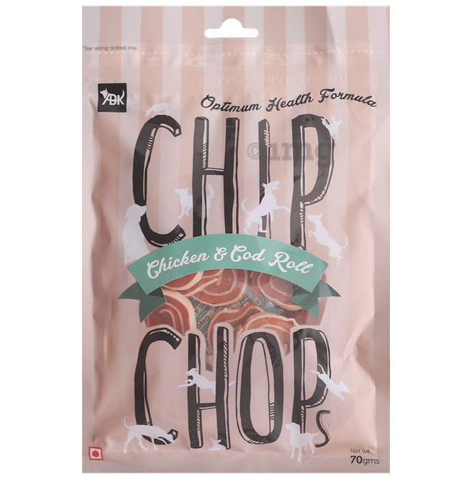 Chip Chops Chicken & Codfish Rolls (70gm Each)