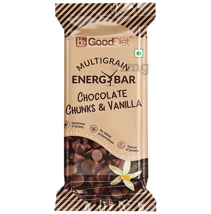 GoodDiet Chocolate Chunk & Vanilla Multigrain Energy  Bar