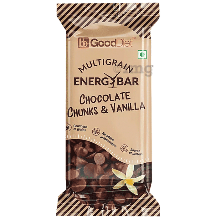 GoodDiet Chocolate Chunk & Vanilla Multigrain Energy Bar