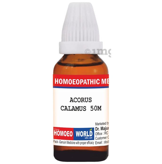 Dr. Majumder Homeo World Acorus Calamus Dilution (30ml Each) 50M