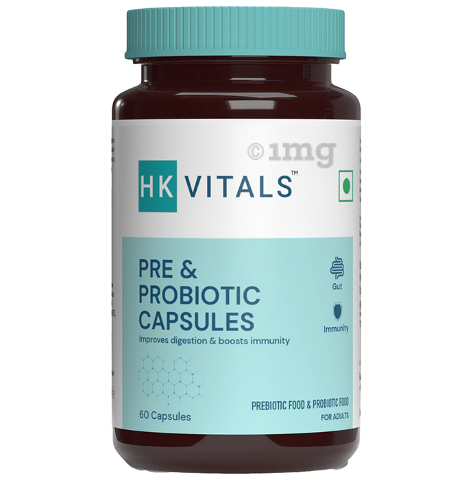 Healthkart HK Vitals Pre & Probiotic | Capsule for Gut Health, Digestion & Immunity