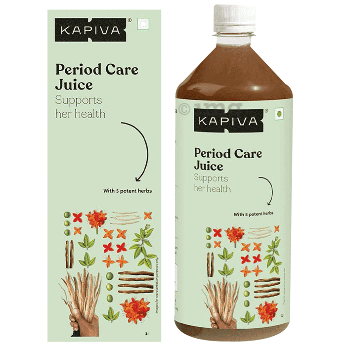 Kapiva Period Care Juice | For Irregular Periods, Period Pain, Hormonal Imbalance, PCOD & PCOS care Juice