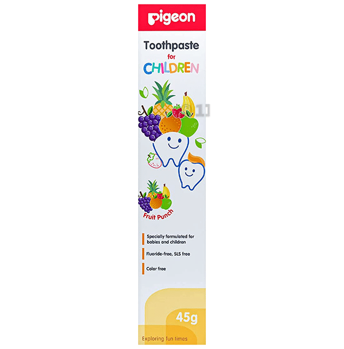 Pigeon Toothpaste for Children (45gm Each) Fruit Punch