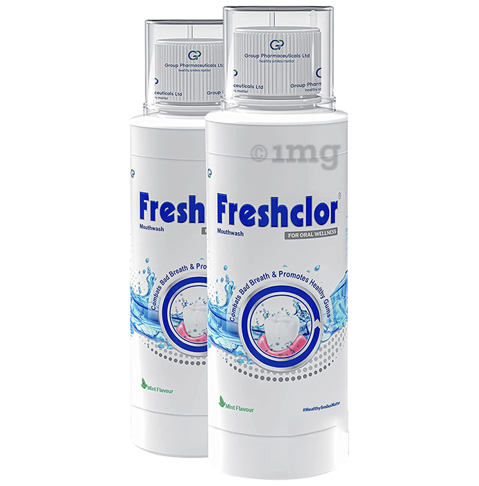 Freshclor Mouth Wash (200ml Each) Mint