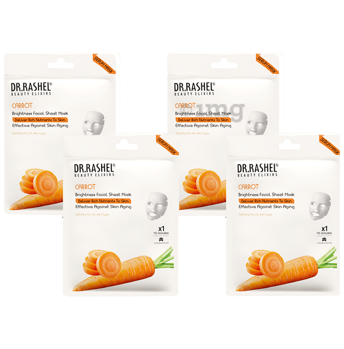 Dr. Rashel Carrot Sheet Mask (20 gm Each)