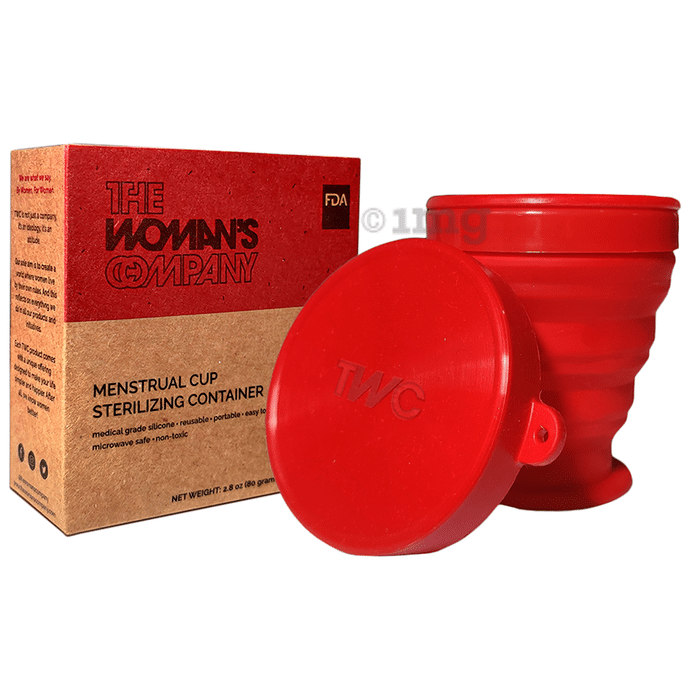 The Woman's Company Menstrual Cup Sterilizing Container