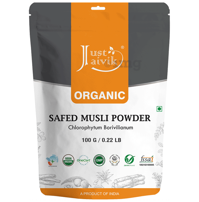 Just Jaivik Organic Safed Musli Powder