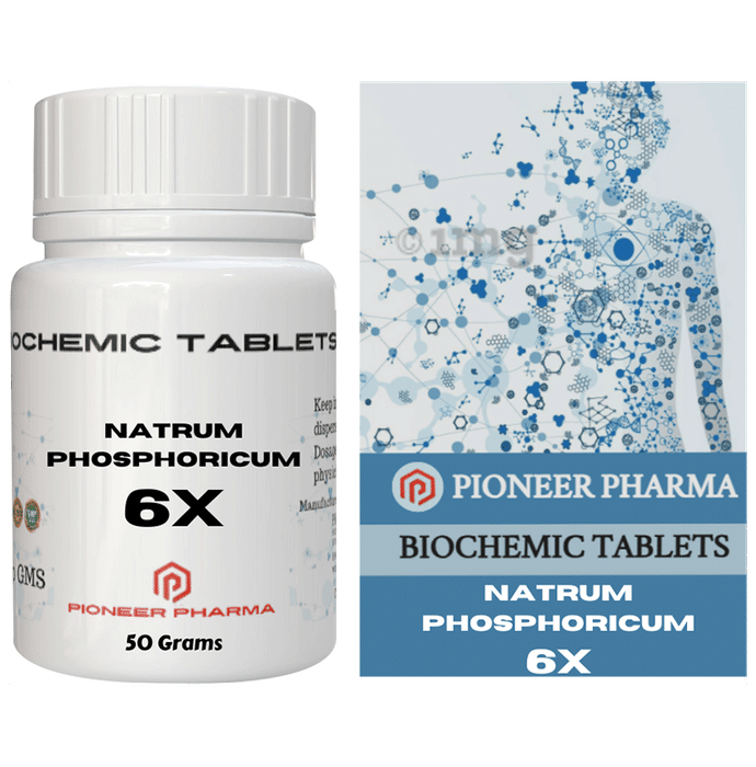 Pioneer Pharma Natrum Phosphoricum  Biochemic Tablet 6X