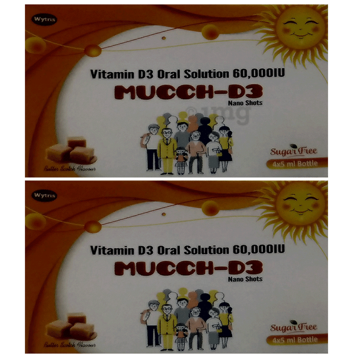 Mucch-D3 Nano Shot (4 Each) Butterscotch Sugar Free