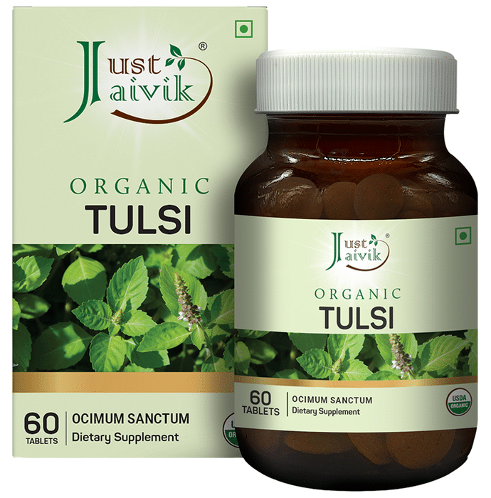Just Jaivik Organic Tulsi Tablet