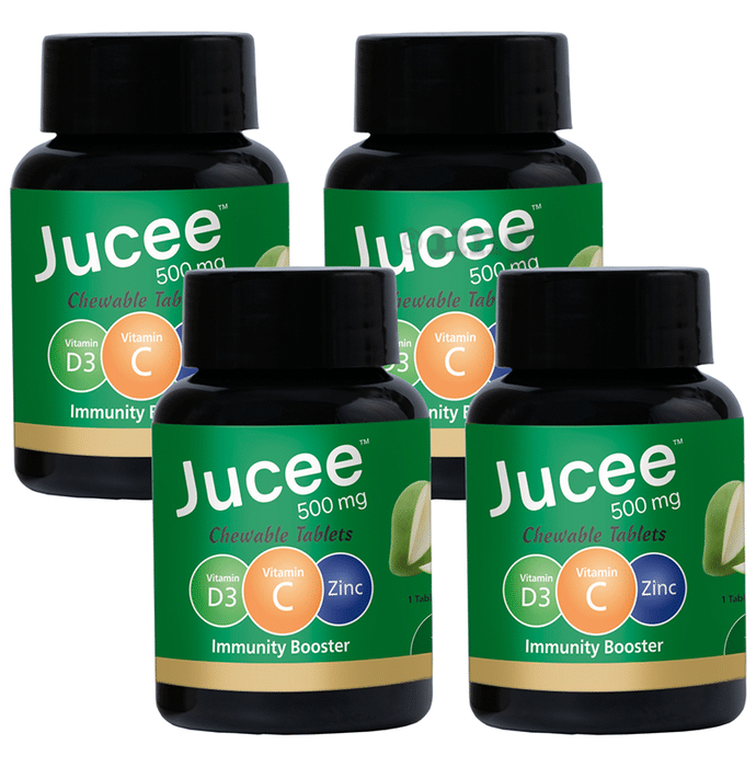 Jucee 500mg Chewable Tablet (60 Each) Delicious Kaccha Aam