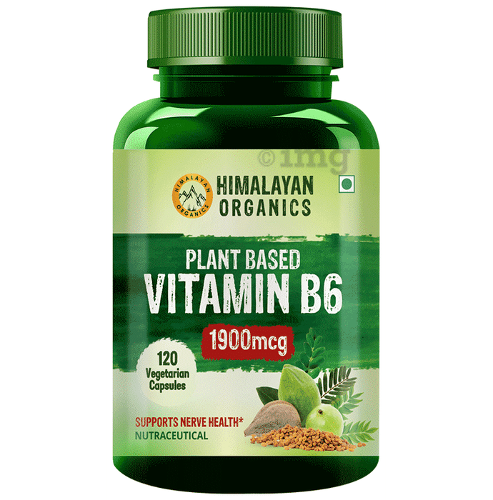 Himalayan Organics Plant-Based Vitamin B6 Capsule