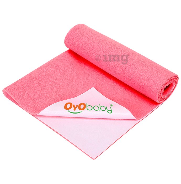 Oyo Baby Waterproof Rubber Sheet Large Salmon Rose Buy packet of 1.0
