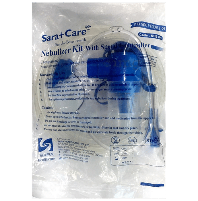 Sara+Care NEB 106 Nebulizer Kit with Speed Controller Pediatric