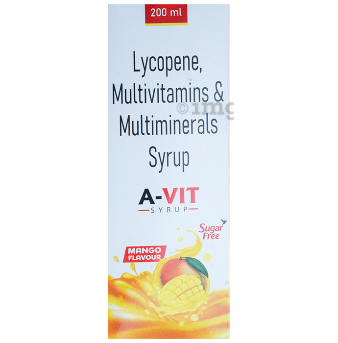 A-Vit Syrup Mango Sugar Free