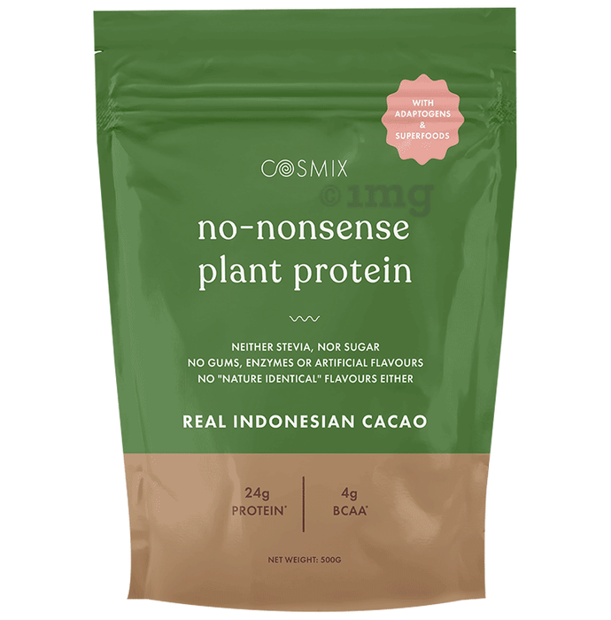 Cosmix No-Nonsense Plant Protein (500gm Each) Real Indonesian Cacao