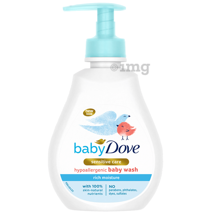 Baby Dove Rich Moisture Baby Wash | No Paraben, Sulphates & Phthalates