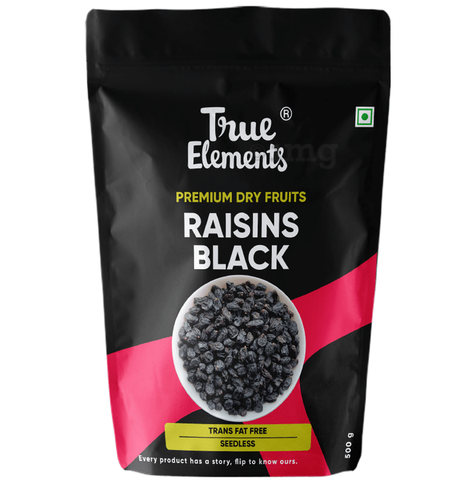 True Elements Raisins Black for Vegan/Plant Based Diet
