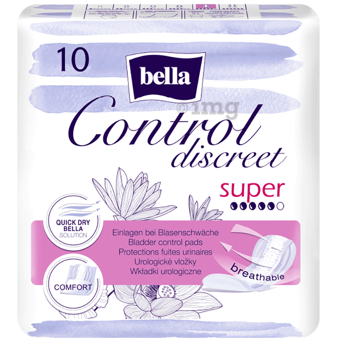 Bella Control Discreet Bladder Control Pads Super