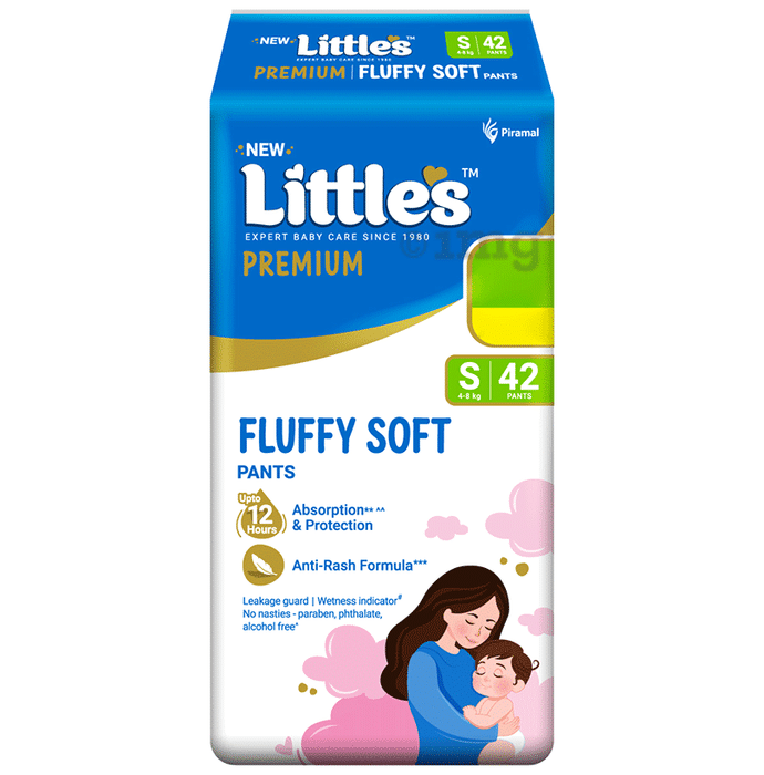 Little's Fluffy Soft Baby Pants Diaper | Size Small