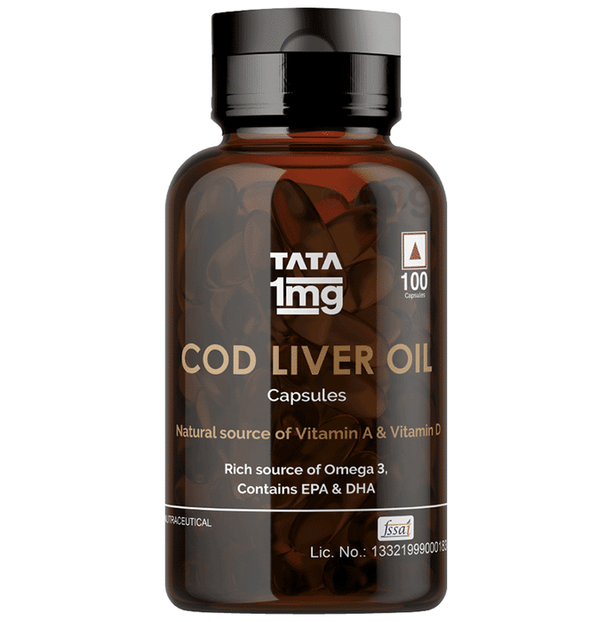 Tata 1mg Cod liver Oil Capsule