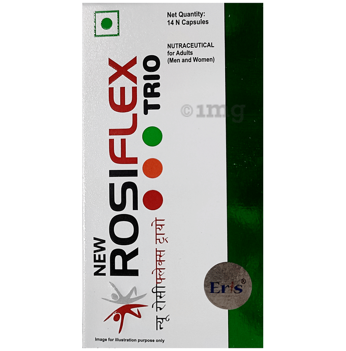New Rosiflex Trio Capsule for Adult: Buy bottle of 14.0 capsules at ...