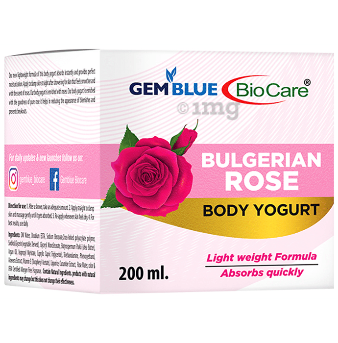 Gemblue Biocare Bulgarian Rose Body Yogurt