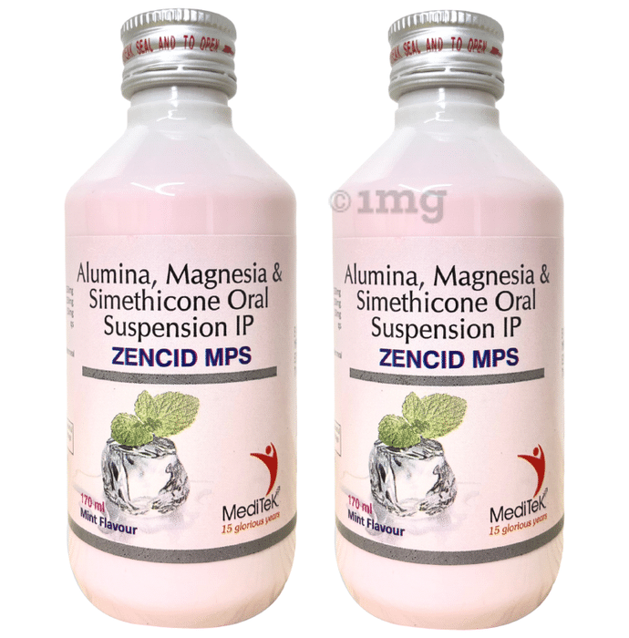 Meditek Zencid Mps Oral Suspension (170ml Each) Mint