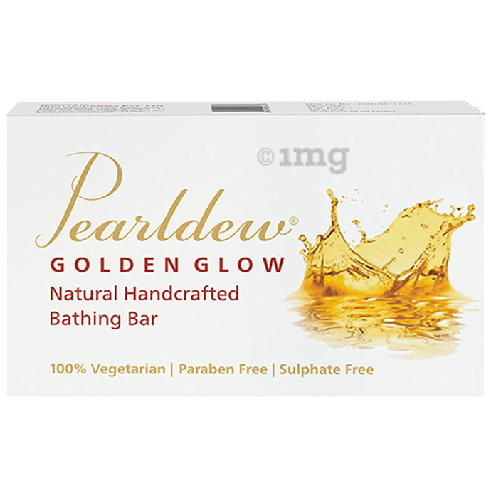 Pearldew Golden Glow Natural Handcrafted Bathing Bar