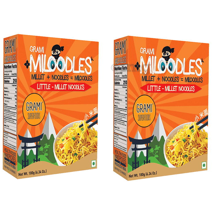 Grami Superfoods Millet Noodles (180gm Each) Little Millet