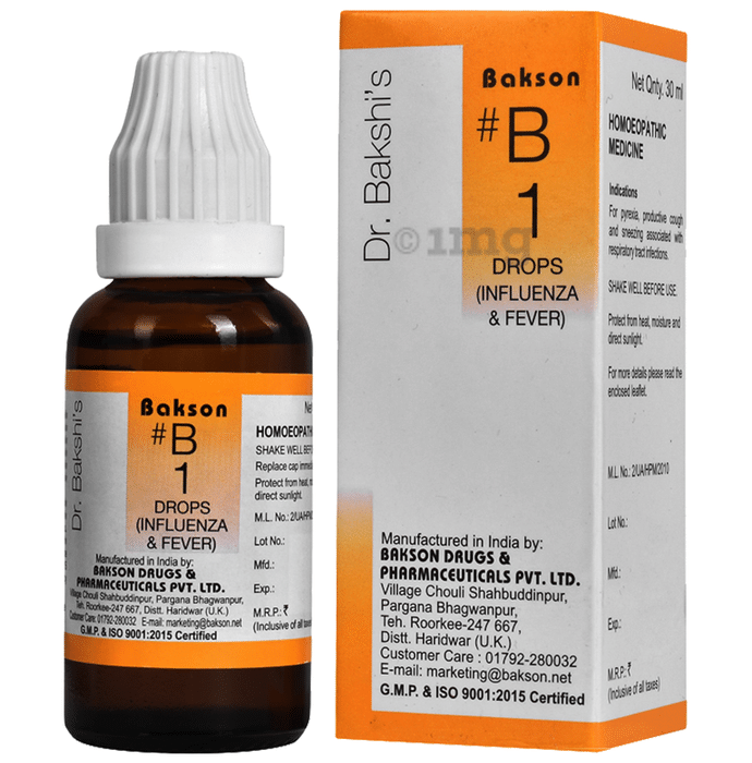 Bakson B1 Influenza & Fever Drop