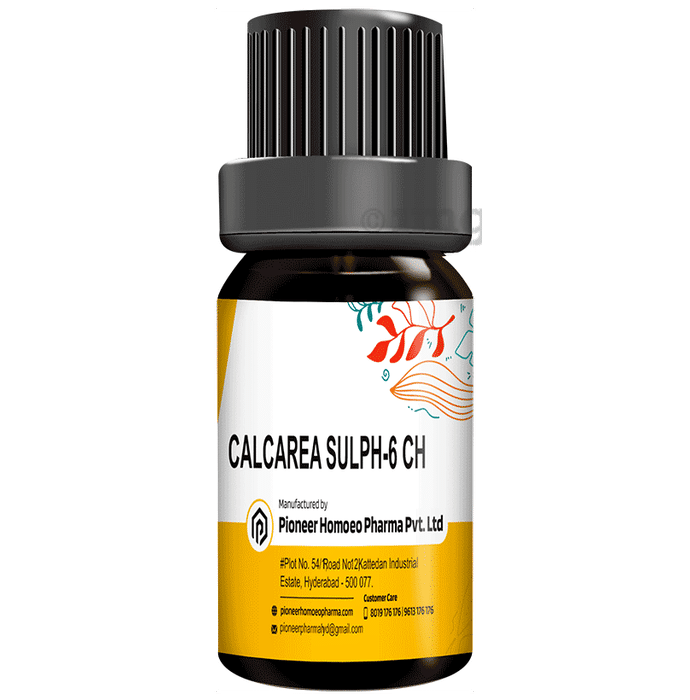 Pioneer Pharma Calcarea Sulph Globules Pellet Multidose Pills 6 CH