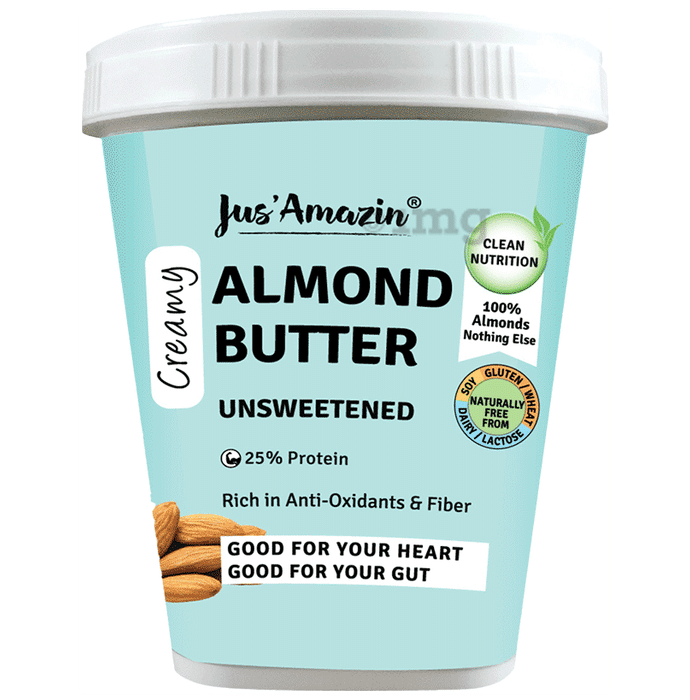 Jus Amazin Creamy Almond Butter Unsweetened