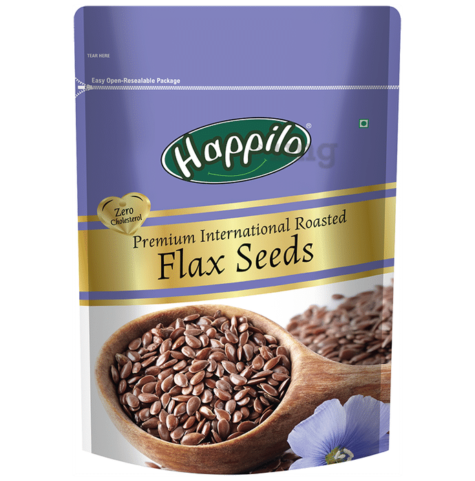 Happilo Premium Authentic Flax Seeds Roasted (250gm Each)