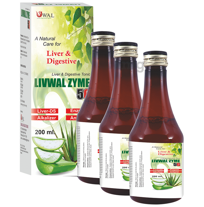 UWAL Livwal Zyme 5G Tonic (200ml Each)