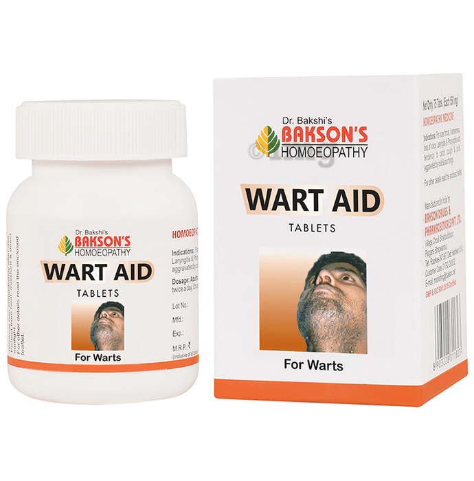 Bakson's Homeopathy Wart Aid Tablet