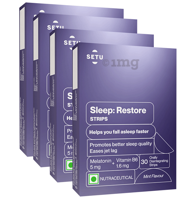 Setu Sleep: Restore Orally-Dissolving Strips (30 Each)