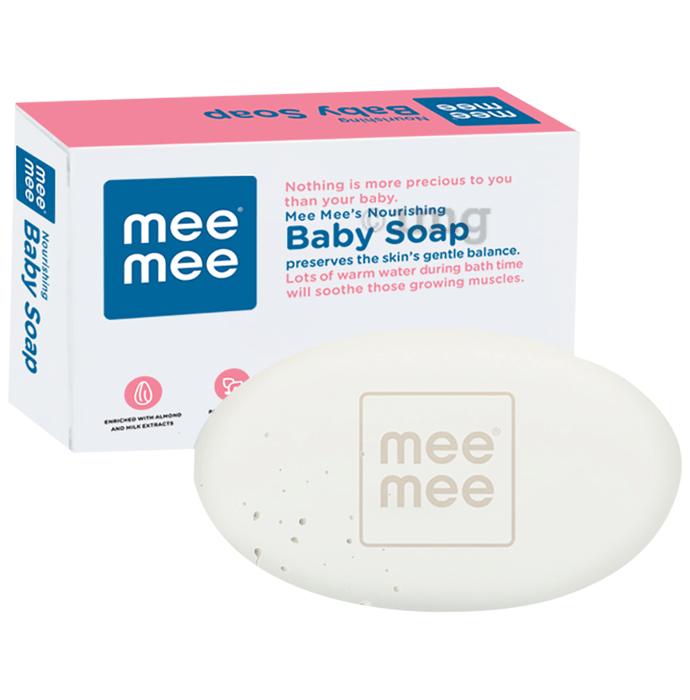 Mee Mee Combo Pack of Mild Baby Shampoo 500ml & Nourishing Baby Soap 75gm