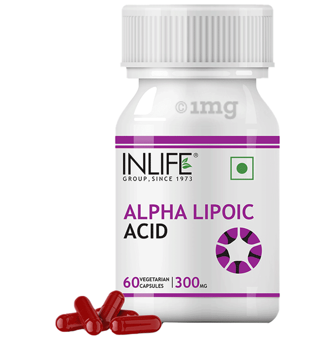 Inlife Alpha Lipoic Acid ALA 300mg | For Nerve & Brain Health | Capsule