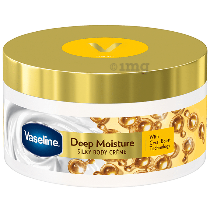 Vaseline Deep Moisture Silky Body Creme with Cera Boost Technology