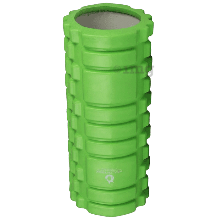 Healthtrek Yoga Foam Roller for Trigger Points (33 CM) Green