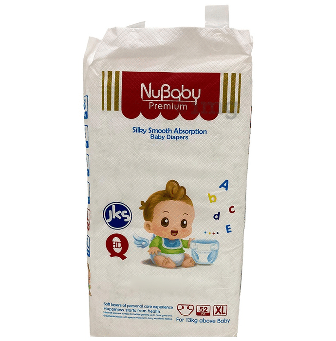 Nubaby Premium Silky Smoth Absorption Baby Diaper XL
