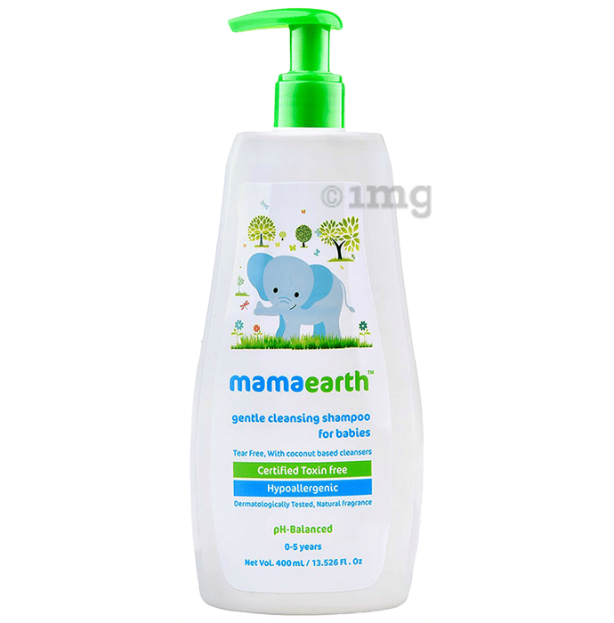 Mamaearth Gentle Cleansing Shampoo for Babies | Tear & Toxin Free